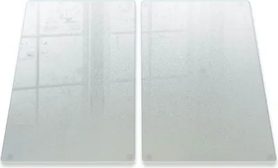 Produktbild von 2er Set ESG Glas - Klarglas Platte - Möbel Schutz - Glasabdeckung - Regalboden Glas - Transparent - Floatglas - 30x52cm