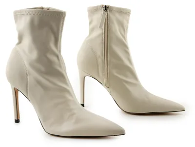 Produktbild von Zara Damenstiefel ecru Leder 41