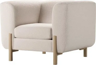 Produktbild von Sessel Plia-Teddy latte