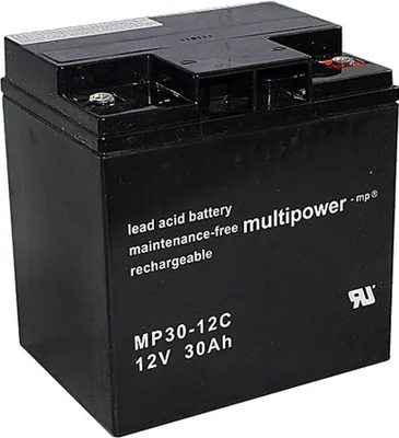 Produktbild von Multipower MP30-12C / 12V 30Ah Blei Akku Zyklentyp