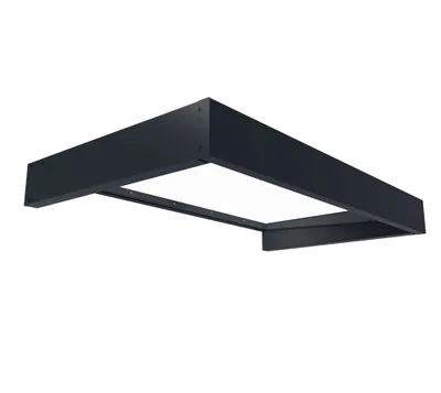 Produktbild von Palram - Canopia Metall Vordach Sophia Clear 1600 Anthrazit 95x160x17 cm