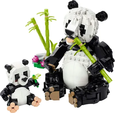 Image de 31165 Creator 3-en-1 Animaux sauvages : Famille de pandas