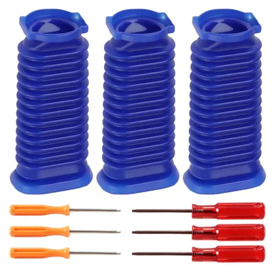 3 Staubsaugerbürstenschläuche, blau, für V6-V15