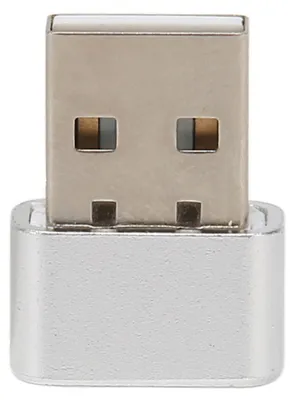 Obrázok produktu pre USB zariadenie na automatické pohybovanie myši, veľmi malé, takmer nepostrehnuteľné, s samostatnými tlačidlami na zapnutie/vypnutie režimu, podporuje 3 sledovacie body, jednoduchá inštalácia (plug-and-play), udržuje počítač a notebook v aktívnom režime, strieborná farba