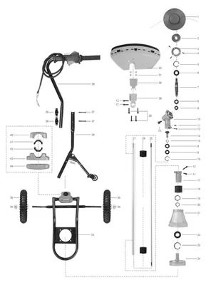 Produktbild von MATRIX Ersatzteil Schraube Schneidschutz für Motorsense Rasentrimmer MBMS 1250