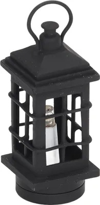 Image de Lanterne de maison de poupée, échelle 1:12, lampe miniature moderne de maison de poupée pour la décoration