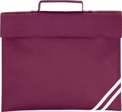 Image de Quadra QD456 | Classic Book Bag / 36 x 30 cm - Couleur : Bourgogne - Taille : 36 x 30 cm