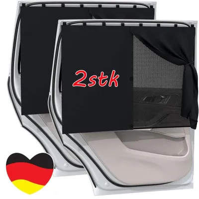 Produktbild von 2x Auto Seitenfenster Sonnenschutz Baby Kinder UV Schutz Abdeckung Sonnenblende