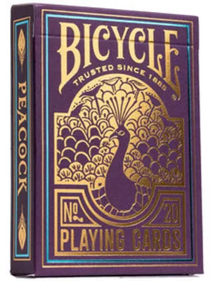 Obrázok produktu pre Bicycle® Deck of Cards - Purple Peacock Deck of Playing Cards Pokerové karty s jedným balíčkom