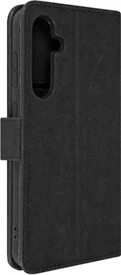 Zdjęcie produktu dla Avizar, skórzane etui z funkcją podstawki dla Samsung Galaxy S23 FE, czarne