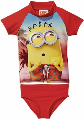 Produktbild von Kinder Jungen UV Schutz Badebekleidung T-Shirt Badehose UV Schutz 50+ Strand Minions 86/92