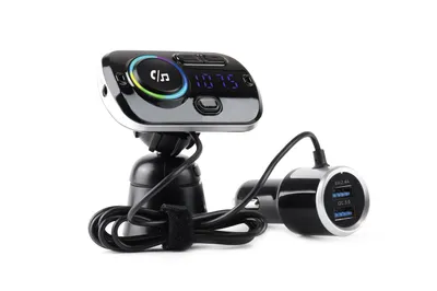 Obrázek produktu pro Transmitter FM Blutooth s Hands free a USB nabíječka AMIO.