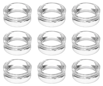 9er-Set Acryl-Kugelhalter, 1,5 cm rund, für Bälle