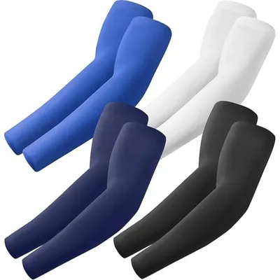 Produktbild von INF Armärmel 4 Paar UV-Schutz Kompression Polyester Länge 38cm für Sport