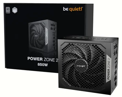 Imagen del producto de ¡Silencio! Fuente de alimentación be quiet! POWER ZONE 2 de 850W, certificación 80+ Platinum