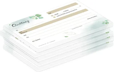 Produktbild von PRICARO Quittungsblock "Eukalyptus", A6, 5 Stück