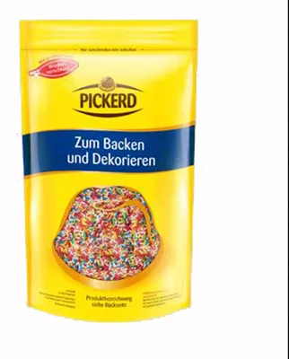 Image de Pickerd Streusel de sucre coloré pour la pâtisserie et la décoration 1000g