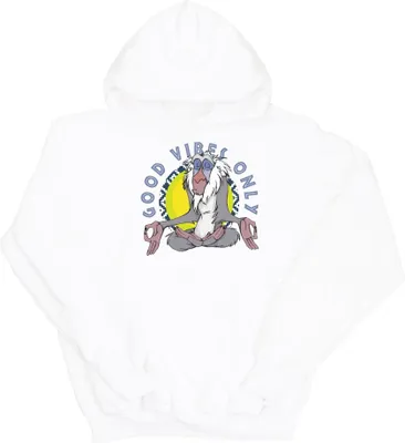 Produktbild von Disney - "The Lion King Good Vibes Only" Kapuzenpullover für Mädchen BI8811 (140-146) (Weiß)