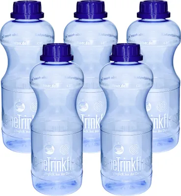 Produktbild von AcalaQuell Familien Set Tritan Trinkflasche EVA 1 Liter