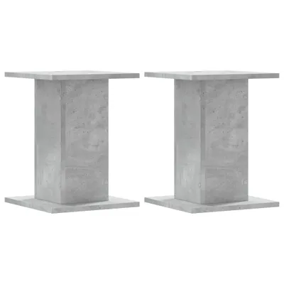 Obrázok produktu pre vidaXL Stojan na reproduktory 2 ks Betónová sivá 30x30x40 cm Materiál na báze dreva