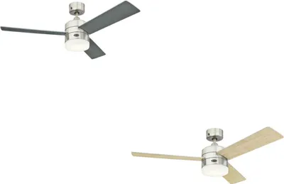 Image de Ventilateur de plafond Alta Vista Acier 122 cm avec éclairage LED et télécommande