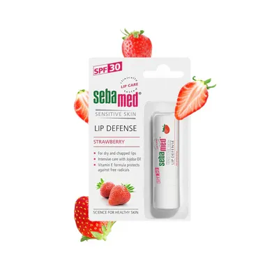 Produktbild von Sebamed Lip Defense Strawberry Stick 4.8g SPF 30