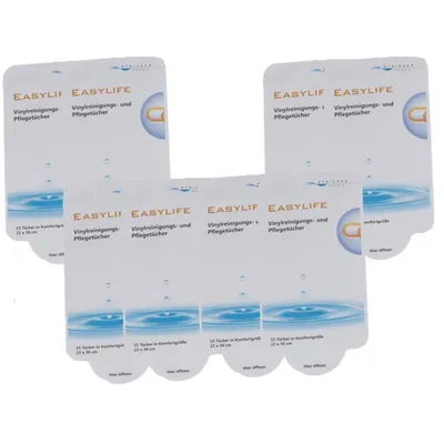 Produktbild von Stricker Chemie - Easylife Vinyl Reinigungs- Pflegetücher ( 8er Pack )