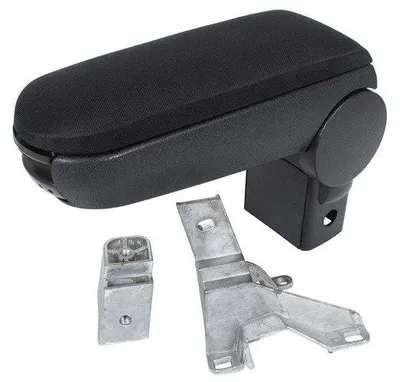 Produktbild von VW Golf IV Armlehnen-Set, schwarzer Stoff + Montagesatz