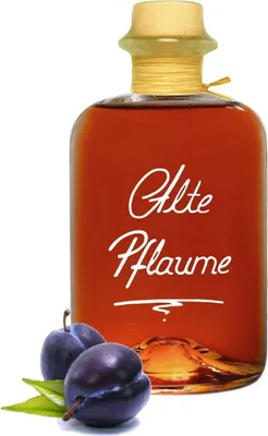 Produktbild von Alte Pflaume 0,5L fruchtig & sehr mild Edelspirituose 40% Vol. Pflaumen Schnaps Spirituose