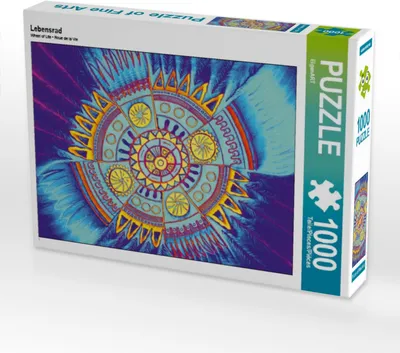 Produktbild von CALVENDO Puzzle Lebensrad | 1000 Teile Lege-Größe 64x48cm Foto-Puzzle für glückliche Stunden