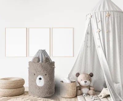 Produktbild von Spielzeugkorb Aufbewahrungskorb - 40x50cm Faltbar - Kinder Baby Spielzeug Wäschekorb Spielzeugkiste für Kinderzimmer