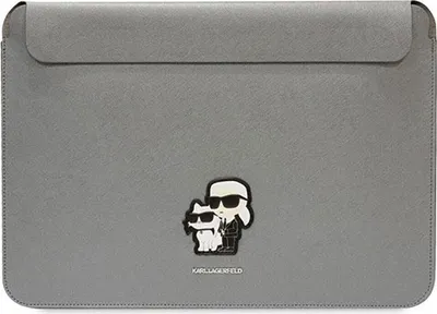 Obrázek produktu pro Karl Lagerfeld KLCS16SAKCPMG 16" brašna na notebook, šedá, šedá, Saffiano Karl&Choupette