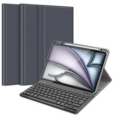 Produktbild von FINTIE AZERTY Tastatur Kompatibel mit iPad Air 11" M4/M3/M2 & 5/4