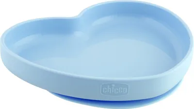 Produktbild von Chicco 00010217200000, Teller für Kleinkinder, Blau, Silikon, Junge/Mädchen