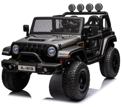 Produktbild von Jeep - 2-Sitzer - Kinder Elektroauto 12V - mit Fernbedienung - Grau