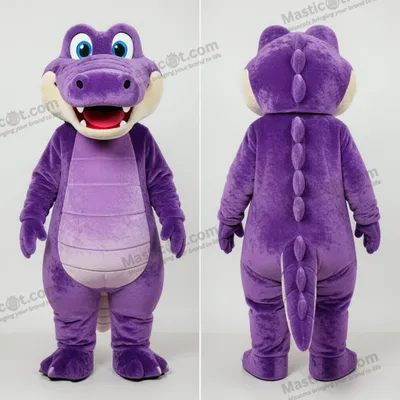 Obrázek produktu pro Fialový MASTICOT plyšový krokodýlí maskot