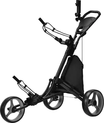 Produktbild von Golf Push Cart, 3-Rad, faltbares Aluminium, grau