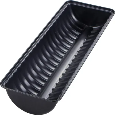Produktbild von Famanu Ciabattabackform 33 cm mit Antihaftbeschichtung - schwarze Noppenform
