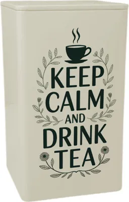 Produktbild von Keep calm and drink tea TeeDose 900ml