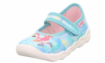 Produktbild von Superfit Mädchen Bubble Hausschuhe, Hellblau 8410, 25 EU