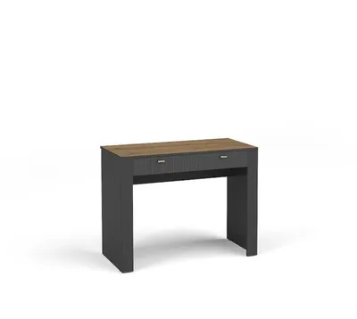 Produktbild von Schreibtisch MORANO Computertisch mit Schublade, Moderner Arbeitstisch für Homeoffice und Büro, Schreibtisch für Arbeitszimmer, Jugendzimmer Schwarz