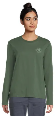 Obrázok produktu pre Dámske tričko Fjällräven 1960 Logo s dlhým rukávom, farba Deep Patina, veľkosť M