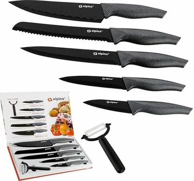 Produktbild von Alpina Messerset 5 Messer und Schäler