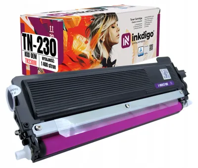 Produktbild von Inkdigo Toner TN230M für Brother DCP-9010CN, HL-3040CN, HL-3045CN, HL-3070CN – Magenta, 1400 Seiten,