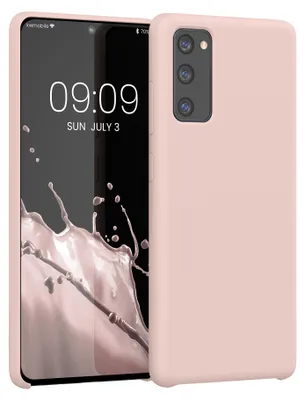 Produktbild von kwmobile Handyhülle für Samsung Galaxy S20 FE Hülle - Case Silikon - Kabelloses Laden - Schutzhülle Cover in Altrosa matt
