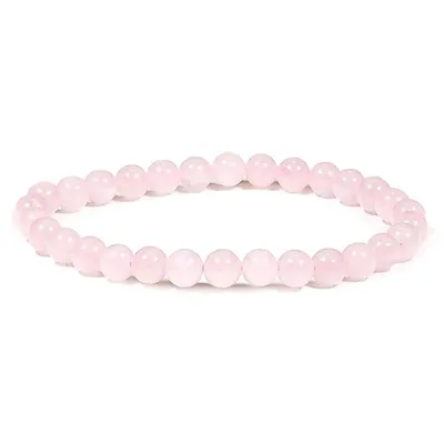 Produktbild von Armband Rosenquarz – Packung mit 3 Stück – ±0,5 cm