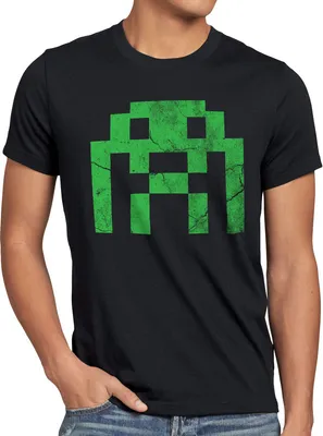 Produktbild von style3 Sheldon Alien Invader T-Shirt Herren