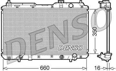Produktbild von DENSO DRM40010 Kühler Wasserkühler Motorkühler für HONDA CR-V I (RD)