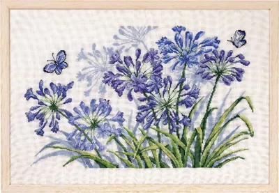 Produktbild von Permin Kreuzstich-Set „Blume der Liebe“, 56 x 39 cm, 70-6535