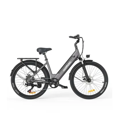 Produktbild von HillMilES MileCity 1 E-Bike - 250W Motor 36V13Ah Akku 26 Zoll Reifen Mechanische Scheibenbremsen - Grau